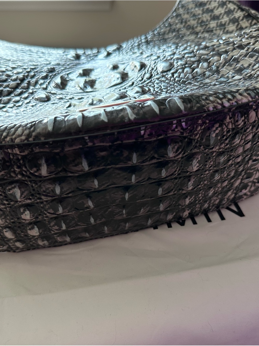 Brahmin Bekka Houndstooth Ombré Melbourne Shoulder Bag - Picture 6 of 10